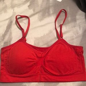 Red Padded Bralette